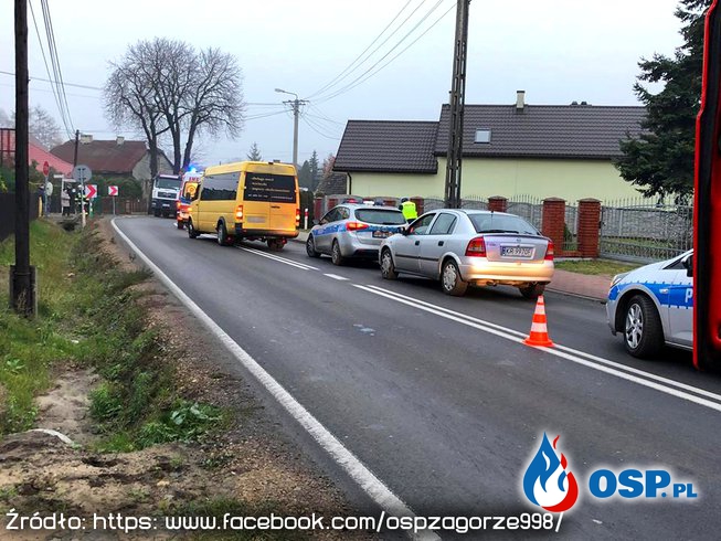 Potrącenie pieszego - ul. Zakopiańska w Babicach OSP Ochotnicza Straż Pożarna