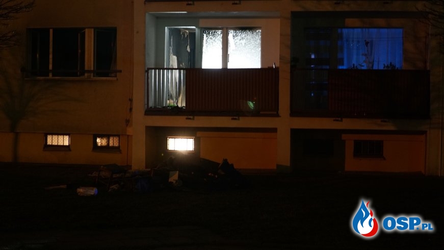 Pożar mieszkania na jednym z osiedli w Opolu. OSP Ochotnicza Straż Pożarna