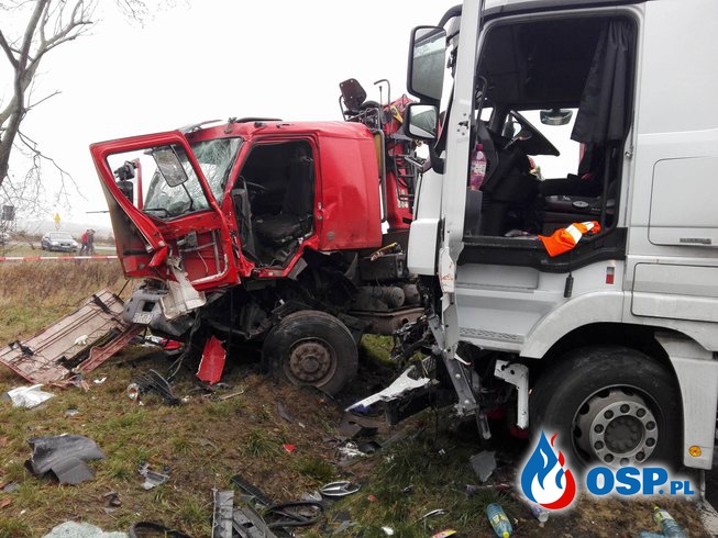 Wypadek Drogowy z udziałem 4 pojazdów w miejscowości Kliny OSP Ochotnicza Straż Pożarna