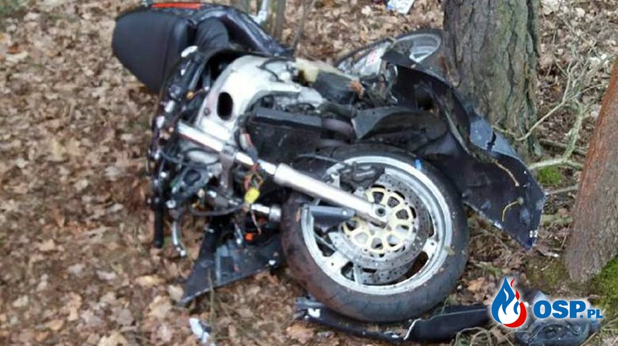 04,04,2018 Śmiertelny wypadek motocyklisty OSP Ochotnicza Straż Pożarna