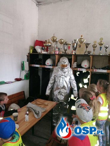 Wizyta przedszkolaków. OSP Ochotnicza Straż Pożarna
