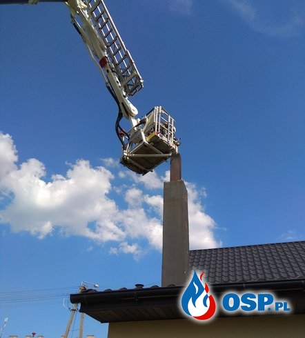 Pożar sadzy - Podbielsko OSP Ochotnicza Straż Pożarna