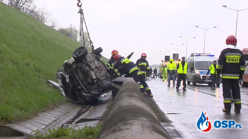 Dwa wypadki na autostradzie A2. Siedem osób rannych! OSP Ochotnicza Straż Pożarna