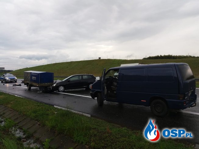 Dwa zdarzenia na autostradzie A2! OSP Ochotnicza Straż Pożarna