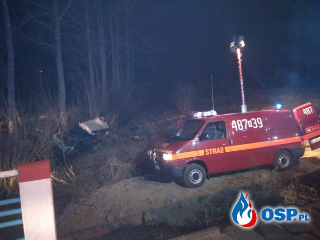 Wypadek w Janowie. 1 osoba nie żyje OSP Ochotnicza Straż Pożarna