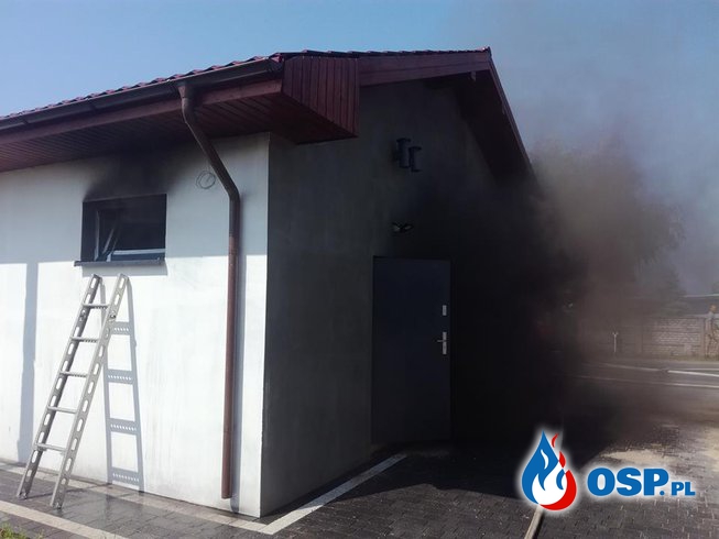 Pożar sklepu OSP Ochotnicza Straż Pożarna
