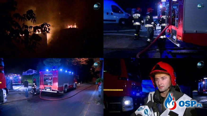 39 osób ewakuowano podczas pożaru budynku przy schronisku młodzieżowym w Poznaniu. OSP Ochotnicza Straż Pożarna