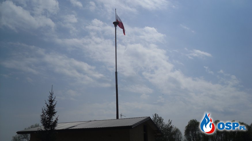 2 maja - Dzień Flagi Rzeczypospolitej Polskie OSP Ochotnicza Straż Pożarna