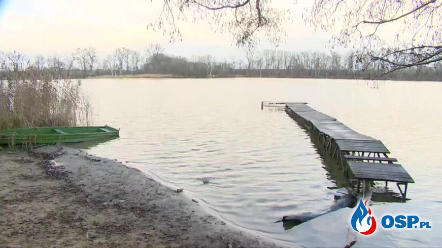 Dwoje nurków utonęło nad jeziorem, niedaleko Poznania. OSP Ochotnicza Straż Pożarna
