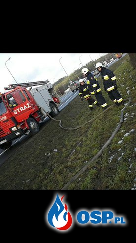 Pożar szopki działkowek OSP Ochotnicza Straż Pożarna