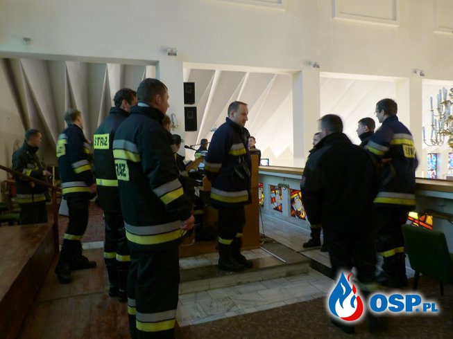 ćwiczenia w kościele św. Jana w Bochni OSP Ochotnicza Straż Pożarna