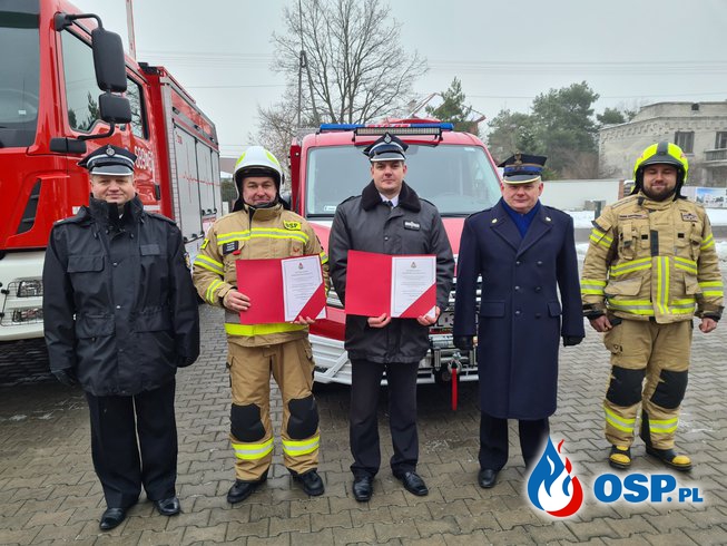 Uroczysty apel w Komendzie Powiatowej PSP w Legionowie OSP Ochotnicza Straż Pożarna
