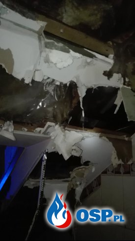 Pożar budynku mieszkalnego-Bielów 23.01.2017 OSP Ochotnicza Straż Pożarna
