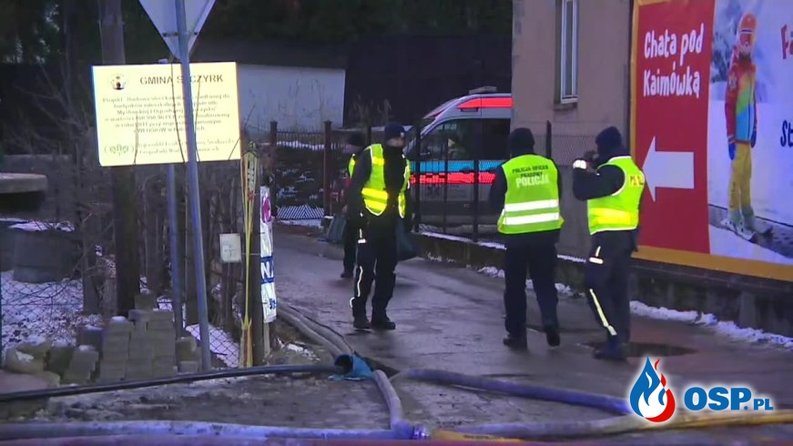 Tragedia w Szczyrku. 8 osób zginęło pod gruzami po eksplozji gazu. OSP Ochotnicza Straż Pożarna