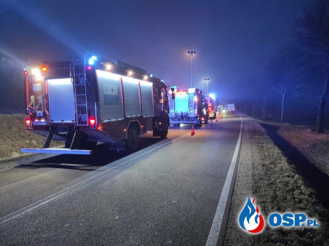 Wypadek Świerkowo OSP Ochotnicza Straż Pożarna