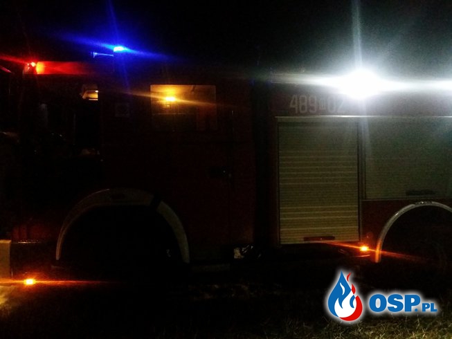 Pożar ścierniska i słomy w Ligocie Bialskiej OSP Ochotnicza Straż Pożarna