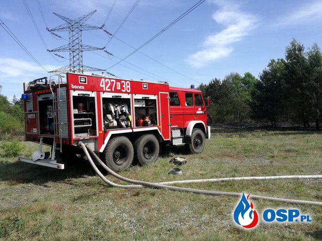 Pożar traw i nieużytków w Olszynach! OSP Ochotnicza Straż Pożarna