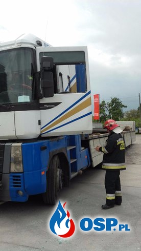 #11 Brak kontaktu z kierowcą w zamkniętej kabinie ciężarówki OSP Ochotnicza Straż Pożarna