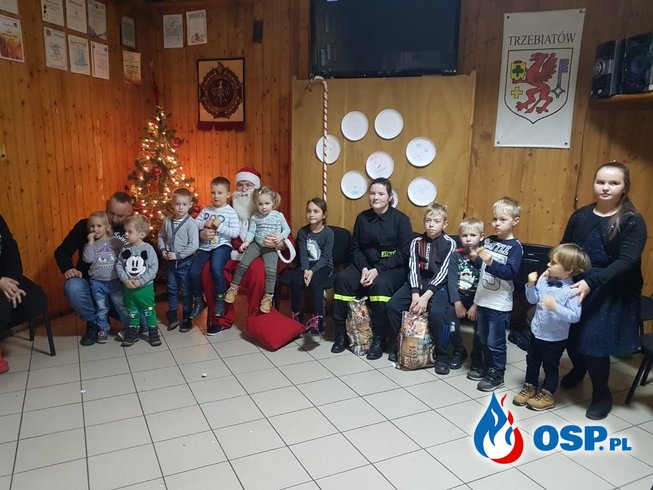 Mikołaj w Remizie OSP Trzebiatów OSP Ochotnicza Straż Pożarna