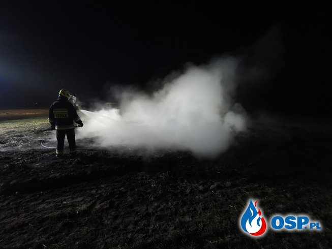 Kolejny pożar balotów w Gaju. OSP Ochotnicza Straż Pożarna