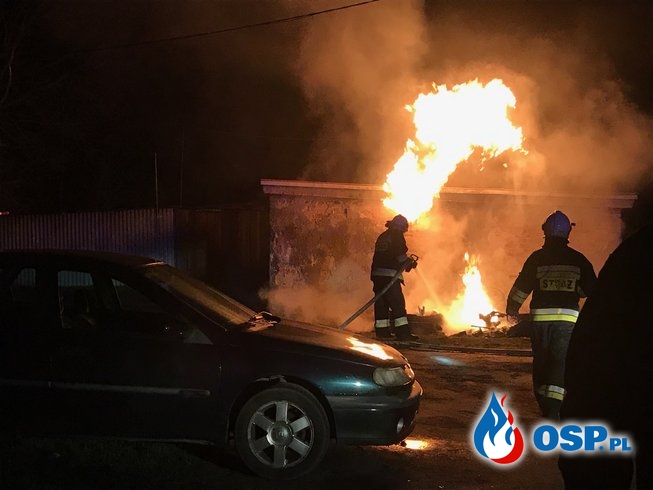 26/2020 Kolejny pożar śmietnika w tym miejscu OSP Ochotnicza Straż Pożarna
