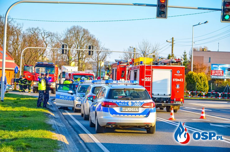 Pijany strażak zatrzymany przez policję. Spowodował wypadek wozem bojowym! OSP Ochotnicza Straż Pożarna