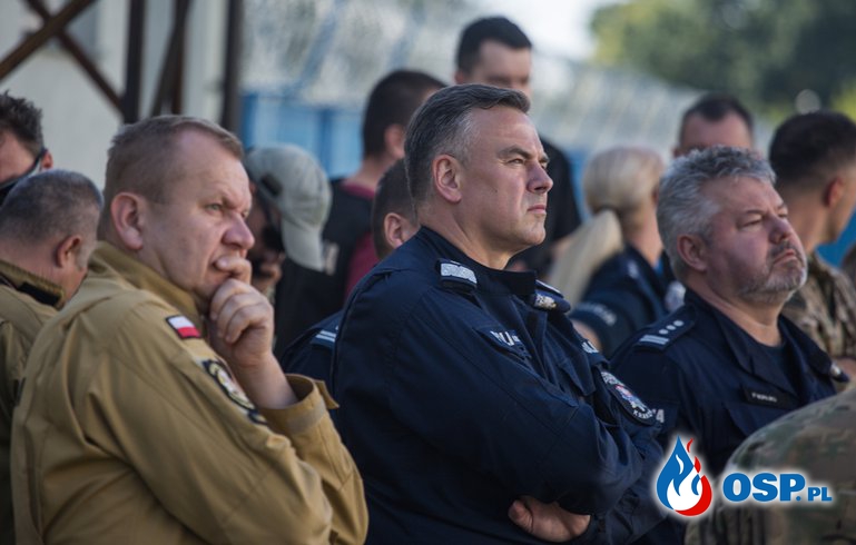 Policyjni antyterroryści i strażacy ćwiczyli na wypadek ataku terrorystycznego OSP Ochotnicza Straż Pożarna