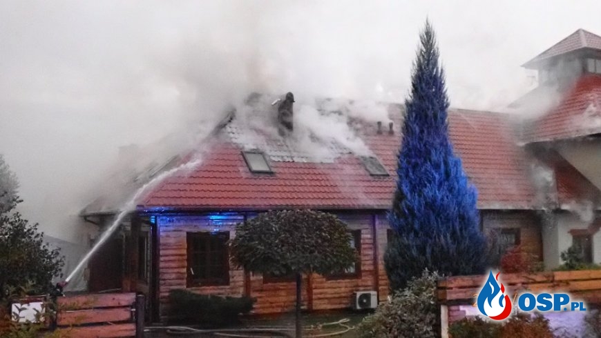 Pożar przedszkola w Zdzięsławicach. Interweniowało kilkanaście zastępów OSP i PSP. OSP Ochotnicza Straż Pożarna