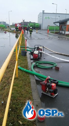 Pompowanie wody na wysypisku śmieci [70/2017] OSP Ochotnicza Straż Pożarna