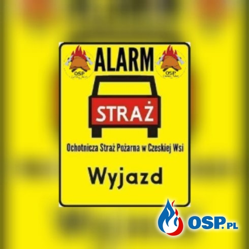 #13/2019 Pożar sadzy w kominie budynku wielorodzinnego w Czeskiej Wsi OSP Ochotnicza Straż Pożarna