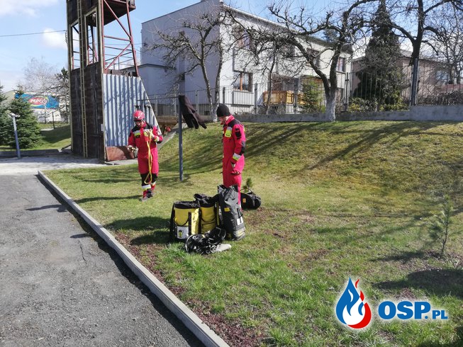 Szkolenie z zakresu ratownictwa wysokościowego OSP Ochotnicza Straż Pożarna