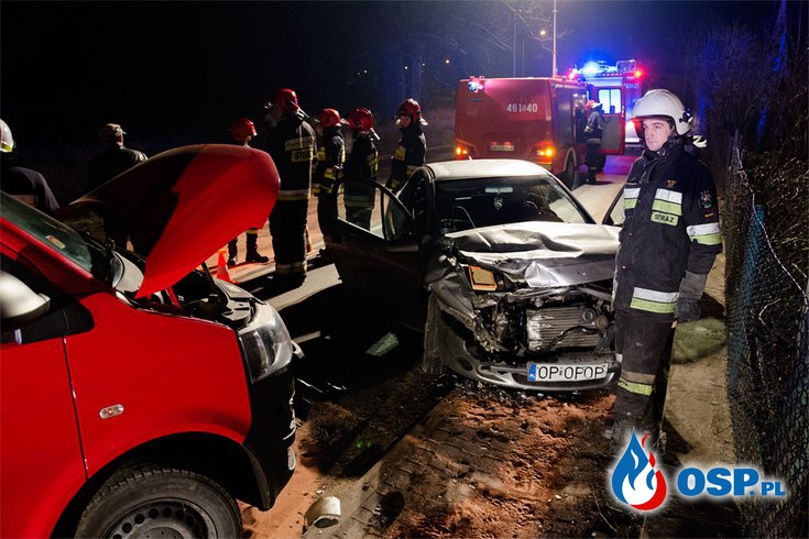 Wypadek w Żelaźnie! OSP Ochotnicza Straż Pożarna