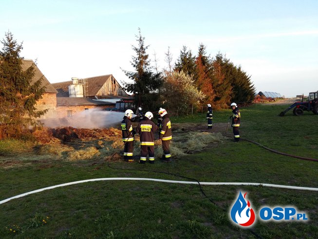 Pożar siana w Równopolu OSP Ochotnicza Straż Pożarna