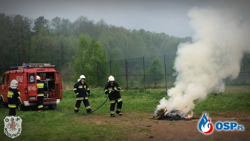 ĆWICZENIA - pożar i pierwsza pomoc OSP Ochotnicza Straż Pożarna