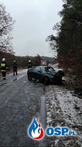 ALARM!!! Wypadek drogowy-03.01.2017 OSP Ochotnicza Straż Pożarna