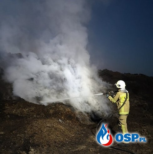 Paliła się sterta gnoju OSP Ochotnicza Straż Pożarna