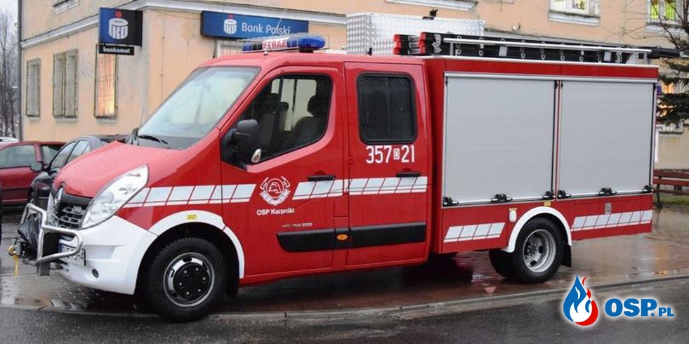Nowy samochód Ratowniczo-gaśniczy OSP Ochotnicza Straż Pożarna