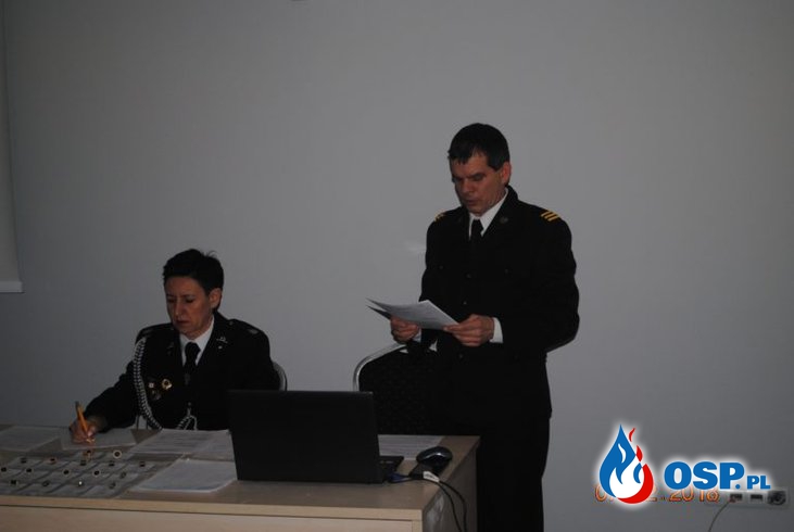 Walne zebranie sprawozdawcze OSP Ochotnicza Straż Pożarna