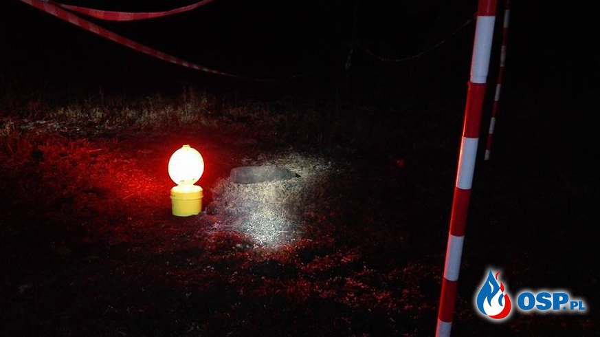Wybuch amunicji w miejscowości Sędek OSP Ochotnicza Straż Pożarna
