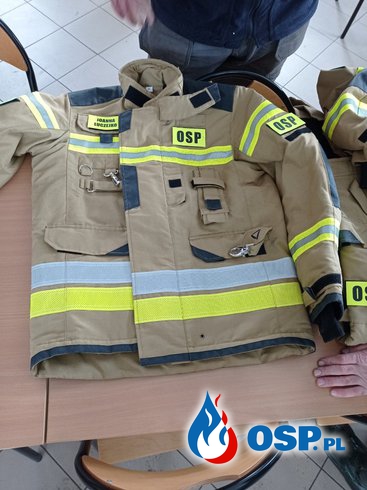 Nowe ubrania specjalne! OSP Ochotnicza Straż Pożarna