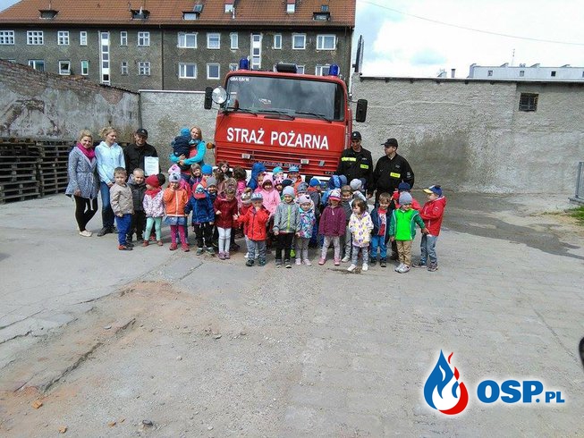 Wizyta w żłobku i przedszkolu OSP Ochotnicza Straż Pożarna