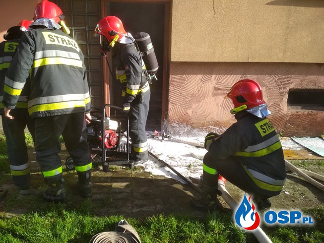 Pożar w Cerkwicy na Gryfickiej OSP Ochotnicza Straż Pożarna