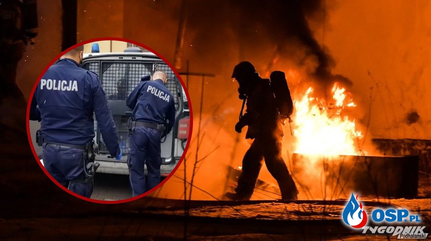 To było potrójne zabójstwo. Nowe ustalenia policji po pożarze w Zakopanem. OSP Ochotnicza Straż Pożarna