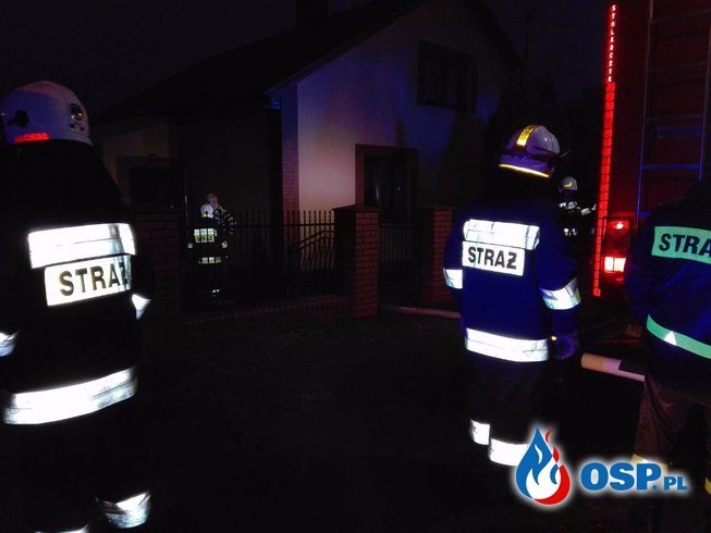 Pożar piwnicy w miejscowości Siecień OSP Ochotnicza Straż Pożarna