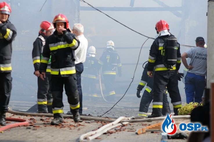 20 krów spłonęło w pożarze budynków gospodarczych pod Opolem OSP Ochotnicza Straż Pożarna