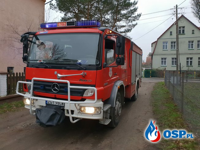 Pożar Domu Mniejszości Ukraińskiej OSP Ochotnicza Straż Pożarna