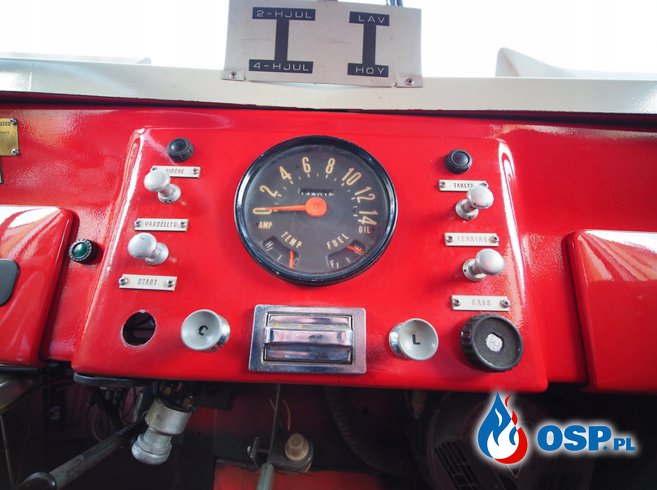 Zabytkowy pojazd pożarniczy Willys z 1959 roku na aukcji WOŚP. To gratka dla kolekcjonerów. OSP Ochotnicza Straż Pożarna