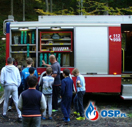 Ćwiczenia MDP grupy chłopców OSP Ochotnicza Straż Pożarna