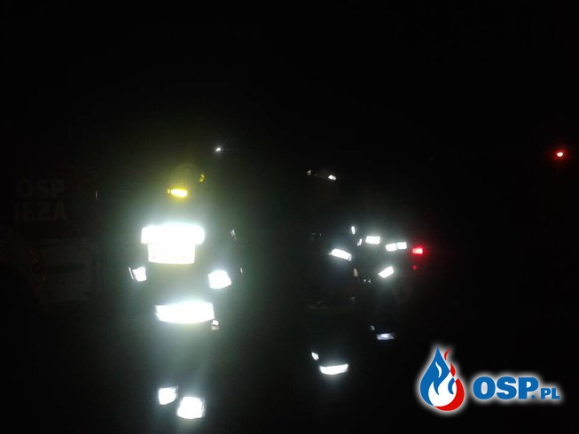 wieczorne gaszenie trawy OSP Ochotnicza Straż Pożarna
