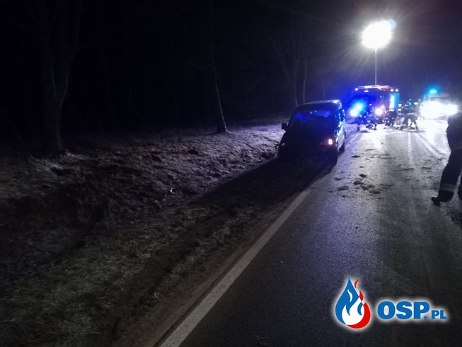 Kolizja w miejscowość Bolęcin OSP Ochotnicza Straż Pożarna